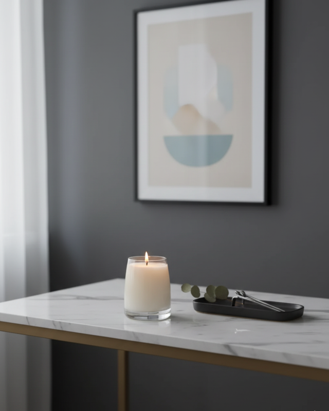 Mayowa Samuel Sade Candle - Sandalwood and Lavender - Hand-poured in London